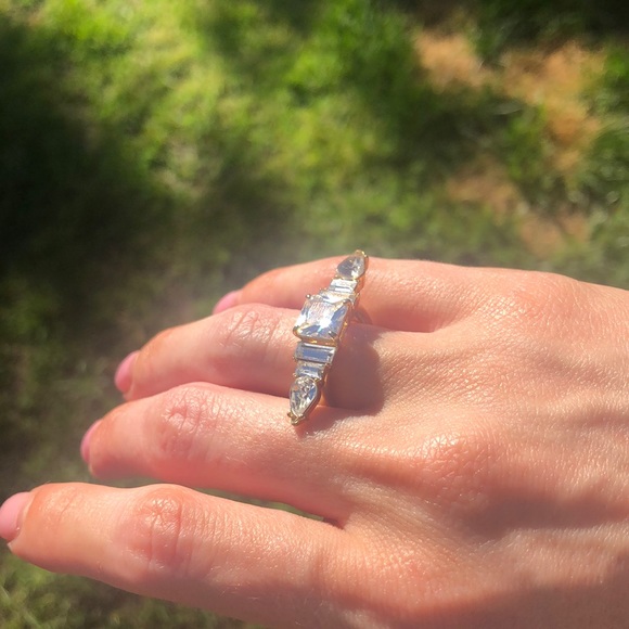 Juicy couture golden crystal ring - Picture 3 of 5